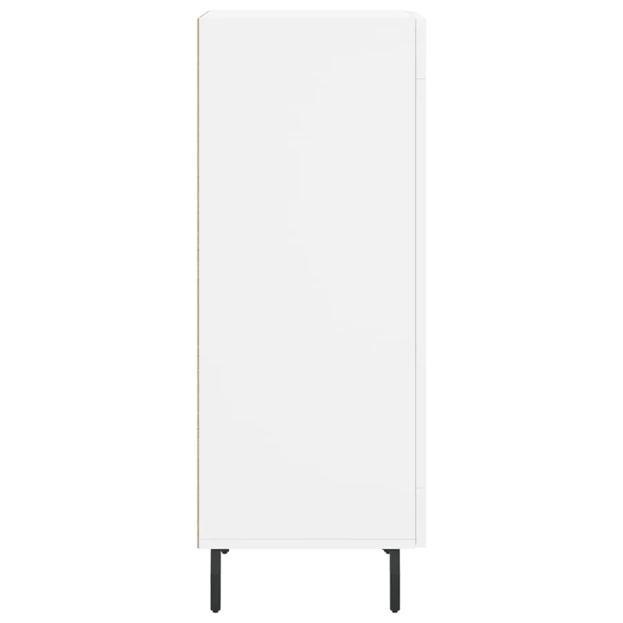 Buffet blanc 34,5x34x90 cm bois d'ingénierie - 7