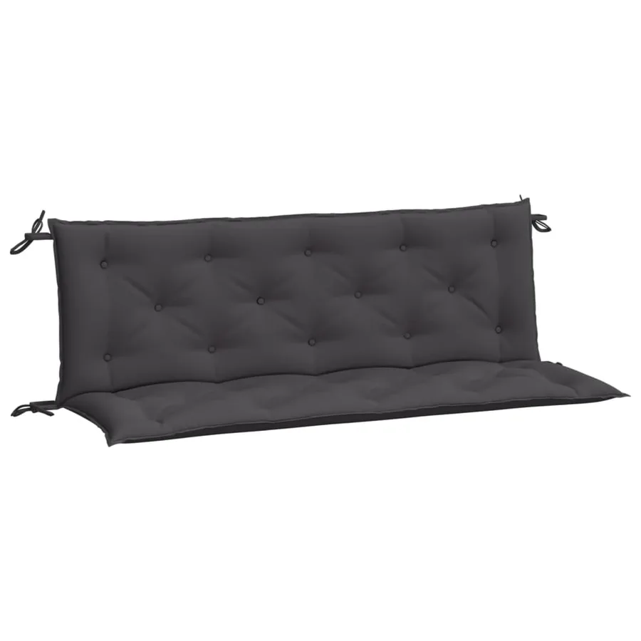 Coussins de banc de jardin lot de 2 anthracite tissu Oxford - 2