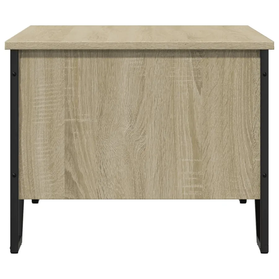 Table basse chêne sonoma 100x51x40 cm bois d'ingénierie - 6