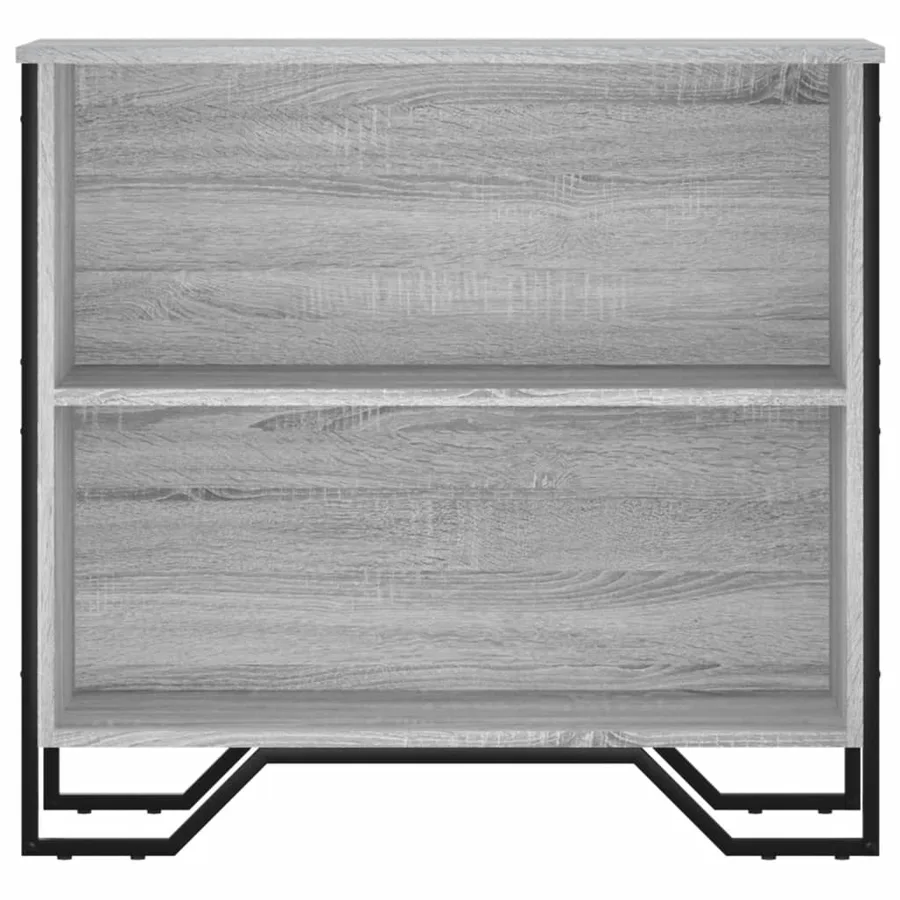 Bibliothèque sonoma gris 80x31x74,5 cm bois d'ingénierie - 4