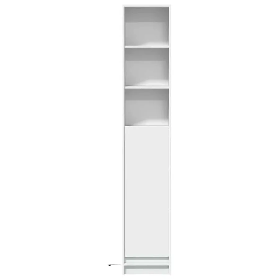 Buffet avec LED blanc 36x32,5x200 cm bois d'ingénierie - 6