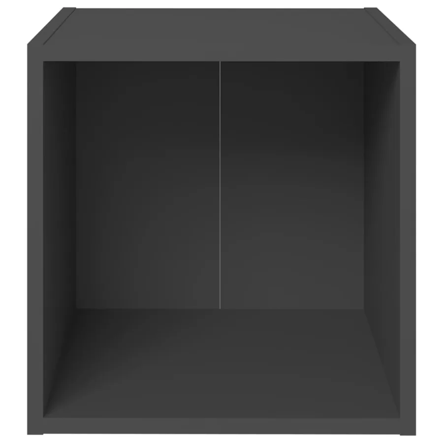 Meubles TV 2 pcs gris 37x35x37 cm bois d’ingénierie - 4