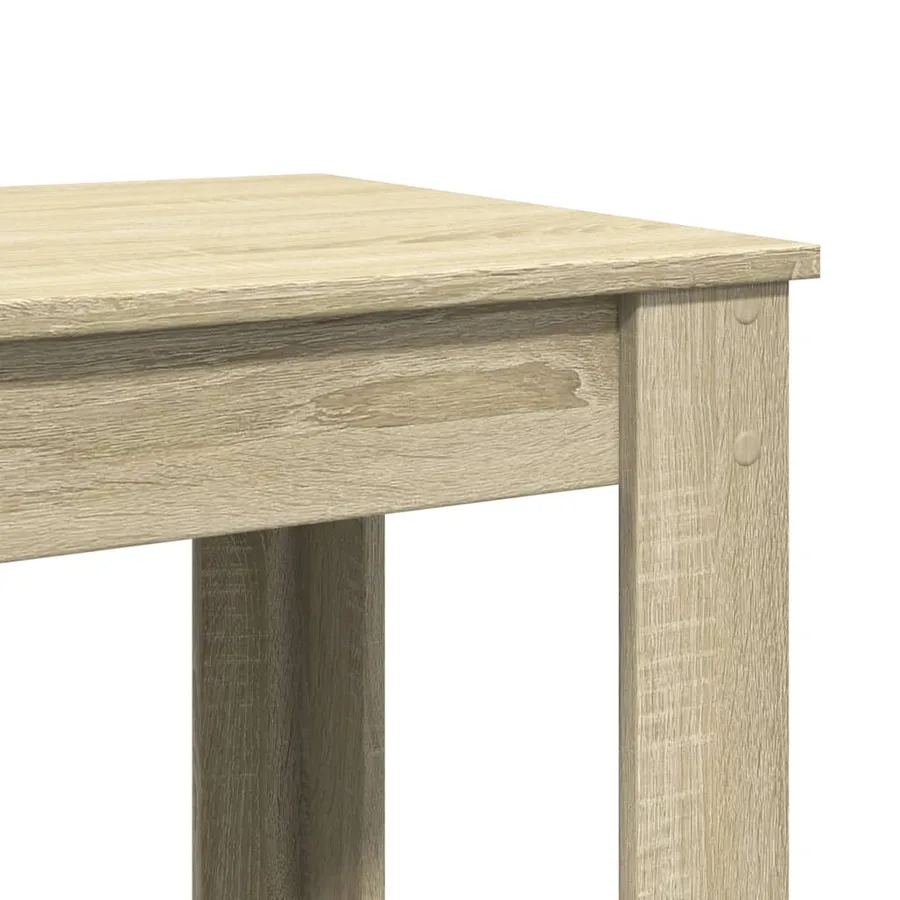 Table de bar chêne sonoma 51x50x103,5 cm bois d'ingénierie - 7