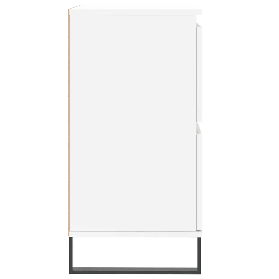 Buffets 3 pcs Blanc Bois d'ingénierie - 7