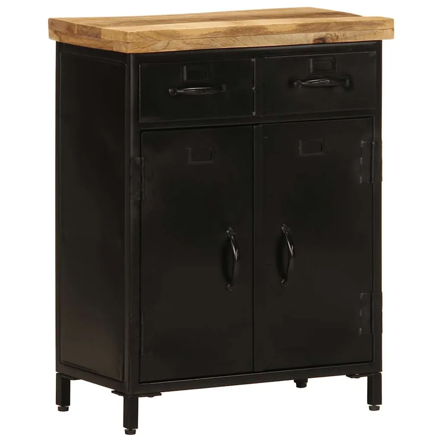 Buffet 55x30x71 cm bois massif de manguier