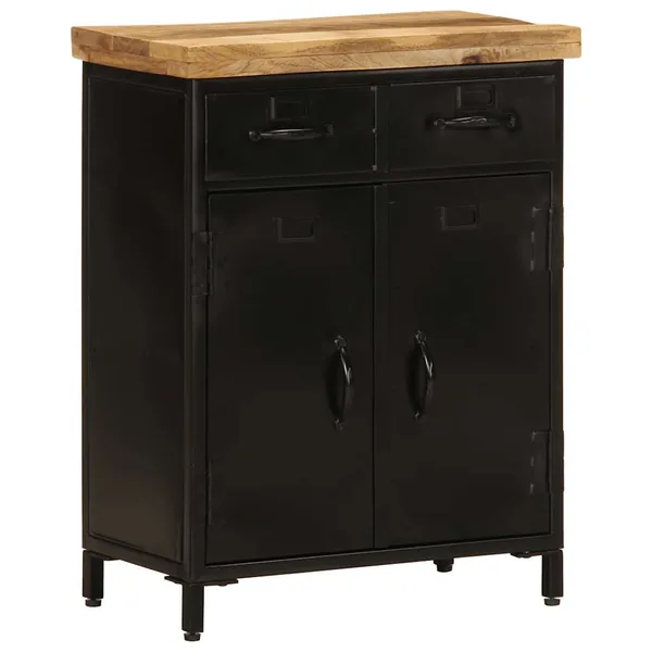 Buffet 55x30x71 cm bois massif de manguier