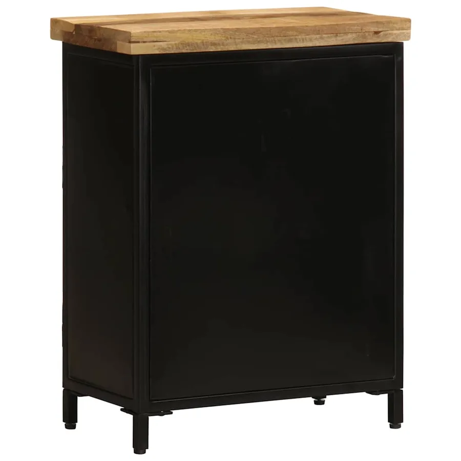 Buffet 55x30x71 cm bois massif de manguier - 5