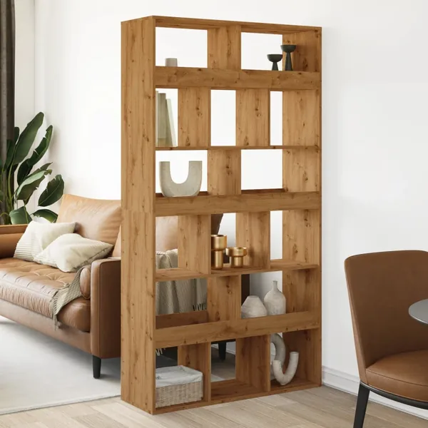 Cloison de séparation chêne artisanal bois d'ingénierie