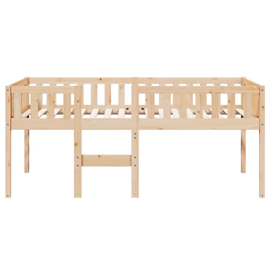 Lit pour enfants sans matelas 80x200 cm bois de pin massif - 5