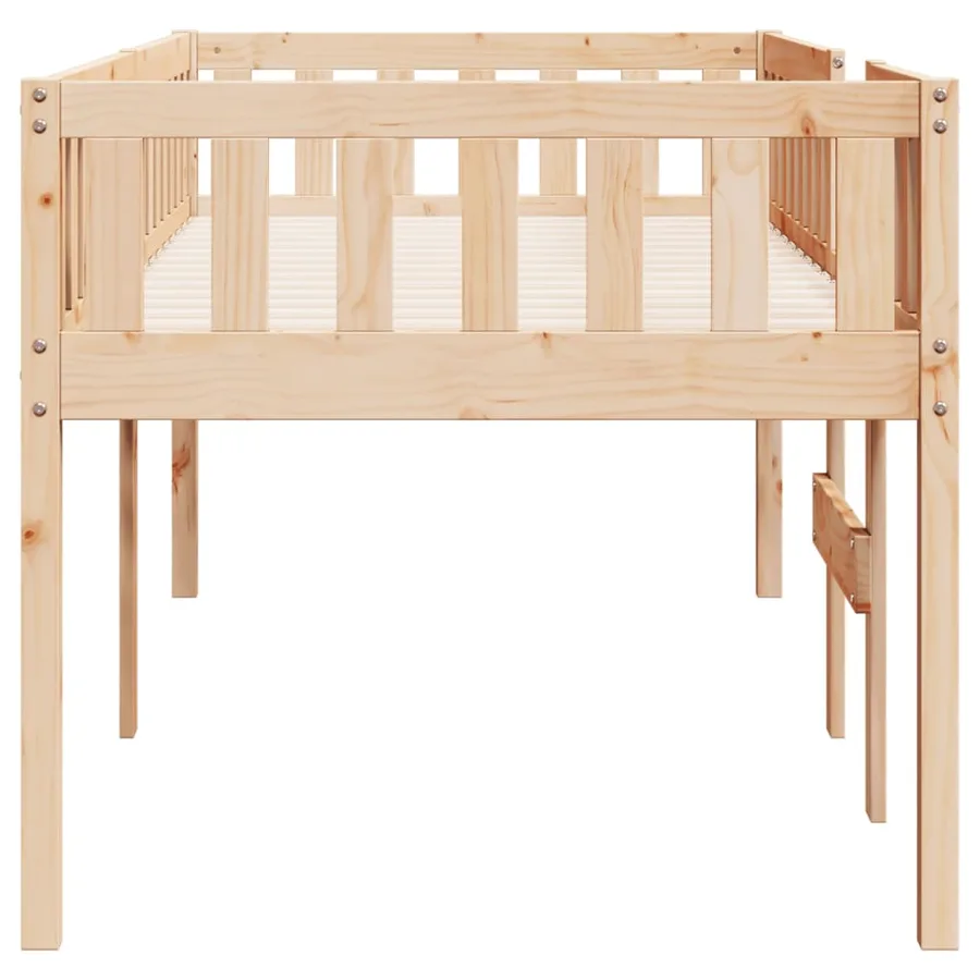 Lit pour enfants sans matelas 80x200 cm bois de pin massif - 6