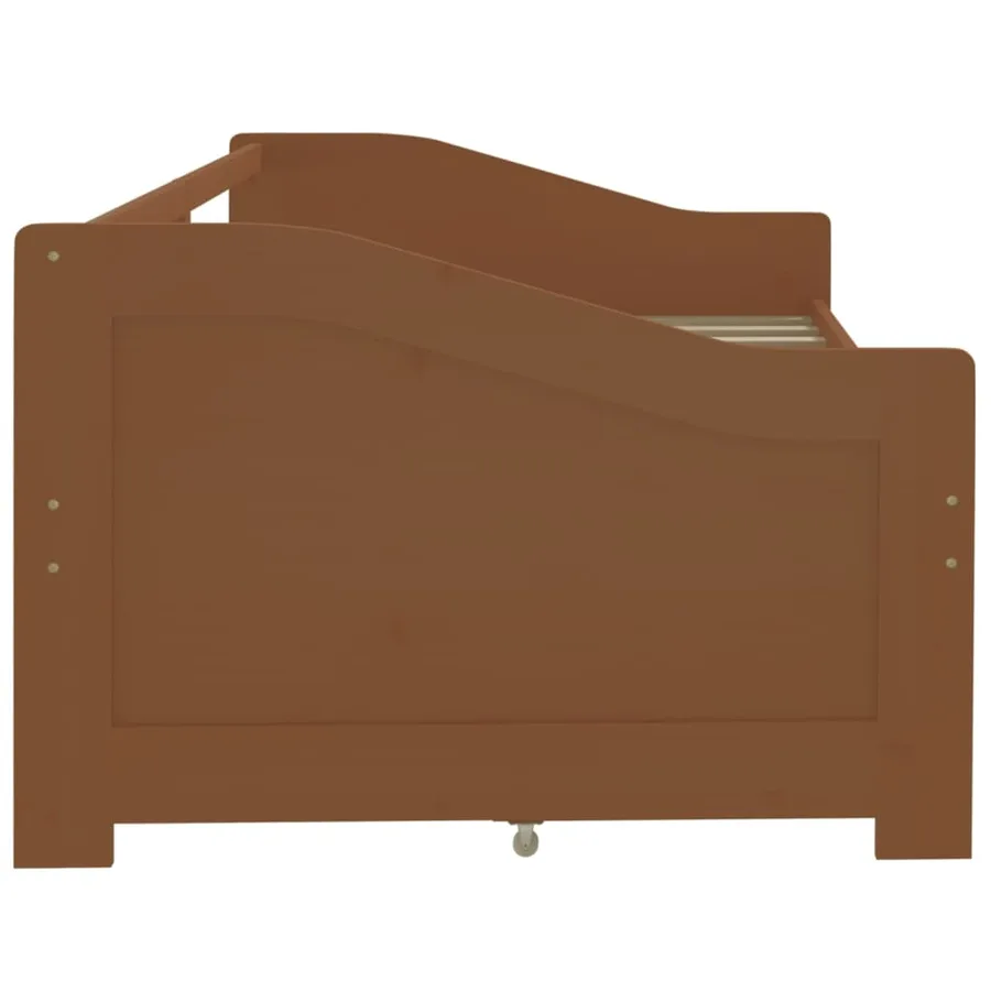 Lit de repos 3 places sans matelas Bois de pin massif 90x200 cm - 6