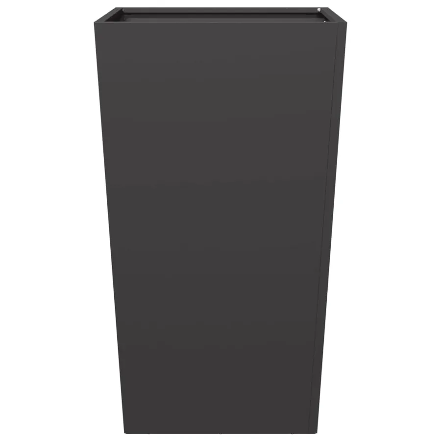 Jardinières 2 pcs noir 45x45x75 cm acier - 6
