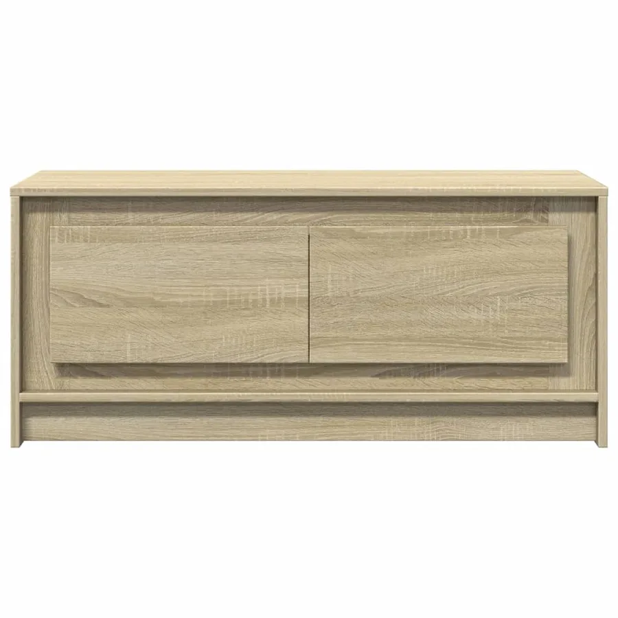 Table basse avec lumières LED chêne sonoma bois d'ingénierie - 6