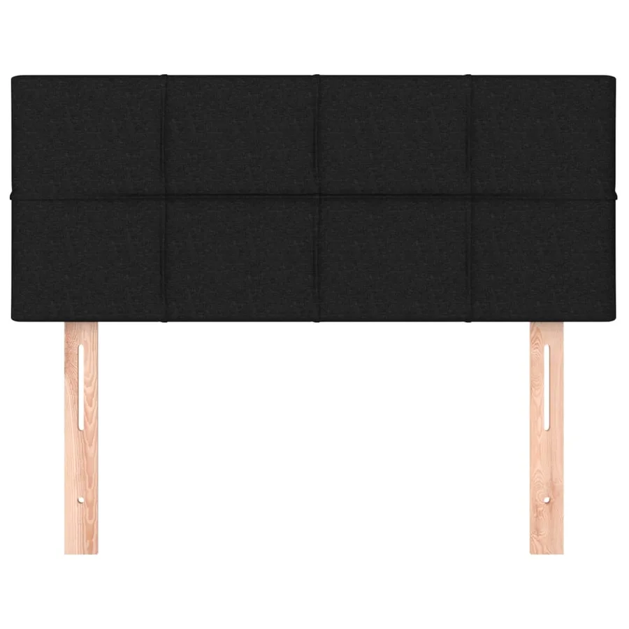 Tête de lit Noir 80x5x78/88 cm Tissu - 3