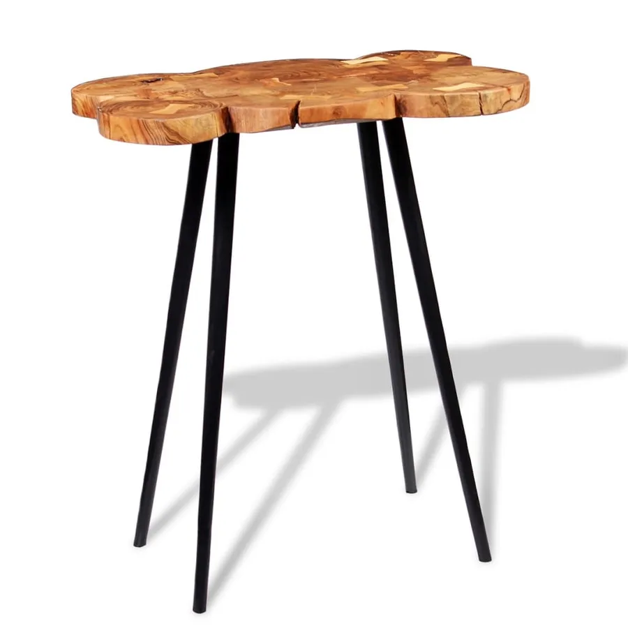 Table de bar Bois d'acacia massif 90x60x110 cm - 5