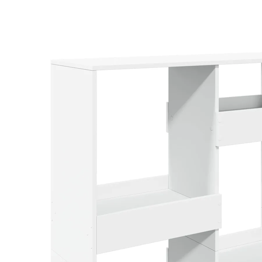 Bibliothèque blanc 100x33x135 cm bois d'ingénierie - 7
