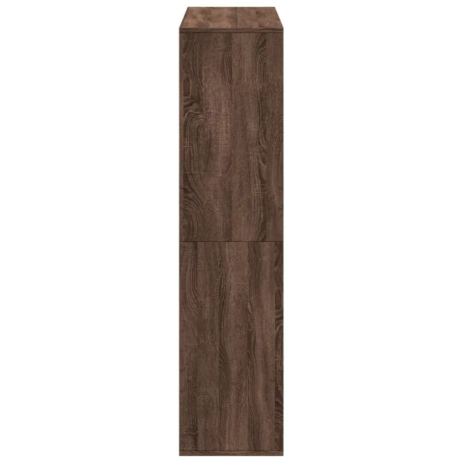 Bibliothèque chêne marron 100x33x135 cm bois d'ingénierie - 5