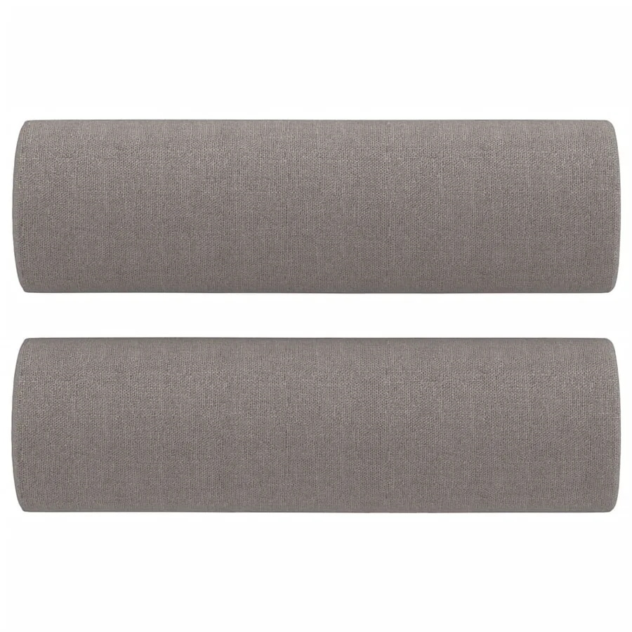 Ensemble de canapés 4 pcs avec coussins taupe tissu - 9