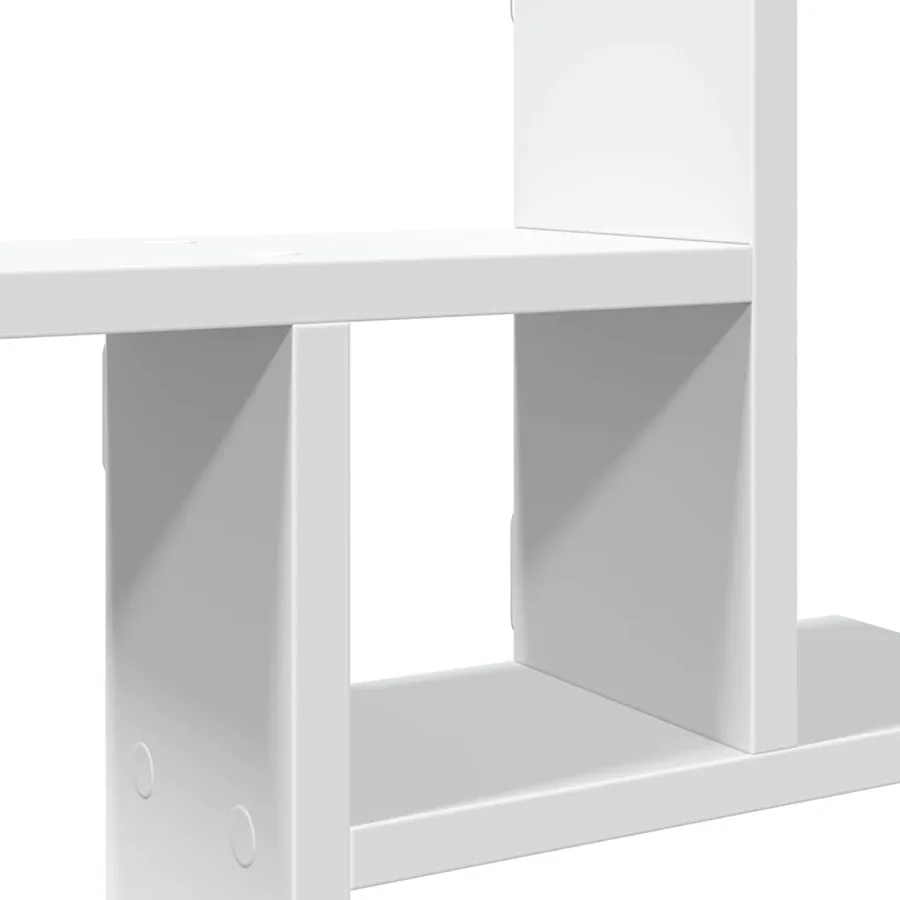 Étagères murales 2 pcs blanc 38x12x38 cm bois d'ingénierie - 9