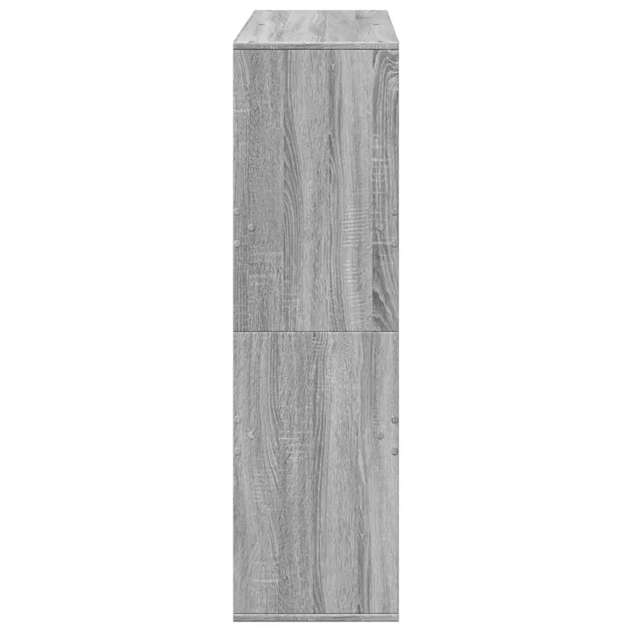 Bibliothèque/Séparateur de pièce sonoma gris 100x33x115 cm - 5
