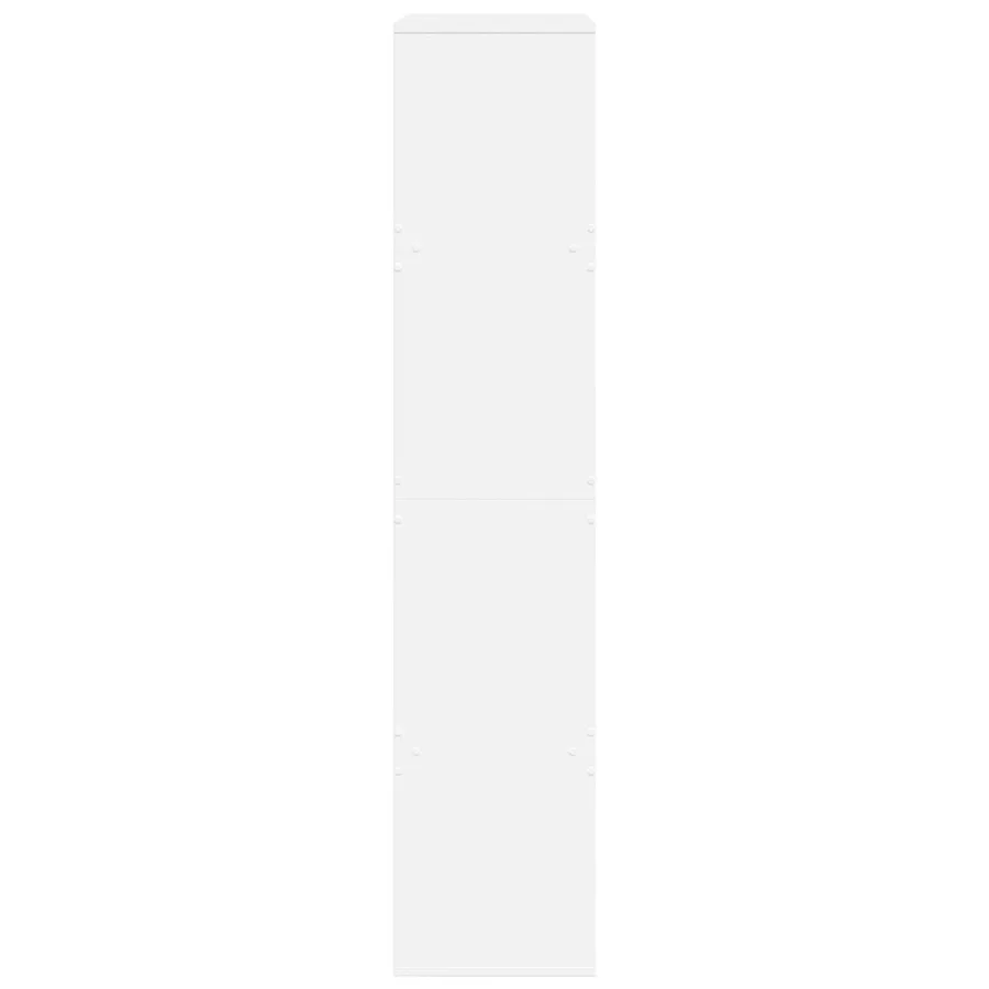 Cloison de séparation blanc 100x33x155,5 cm bois d'ingénierie - 5