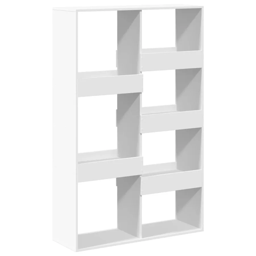Cloison de séparation blanc 100x33x155,5 cm bois d'ingénierie - 6