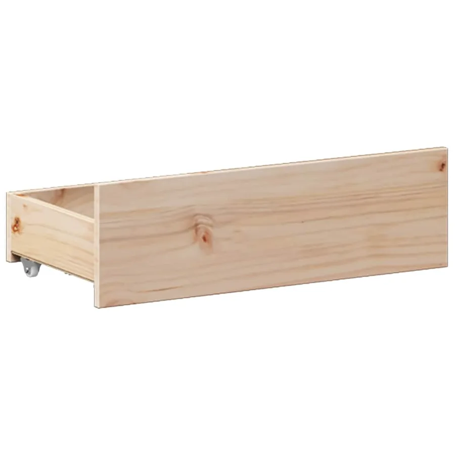 Cadre de lit sans matelas avec tête de lit 140x190cm pin massif - 9