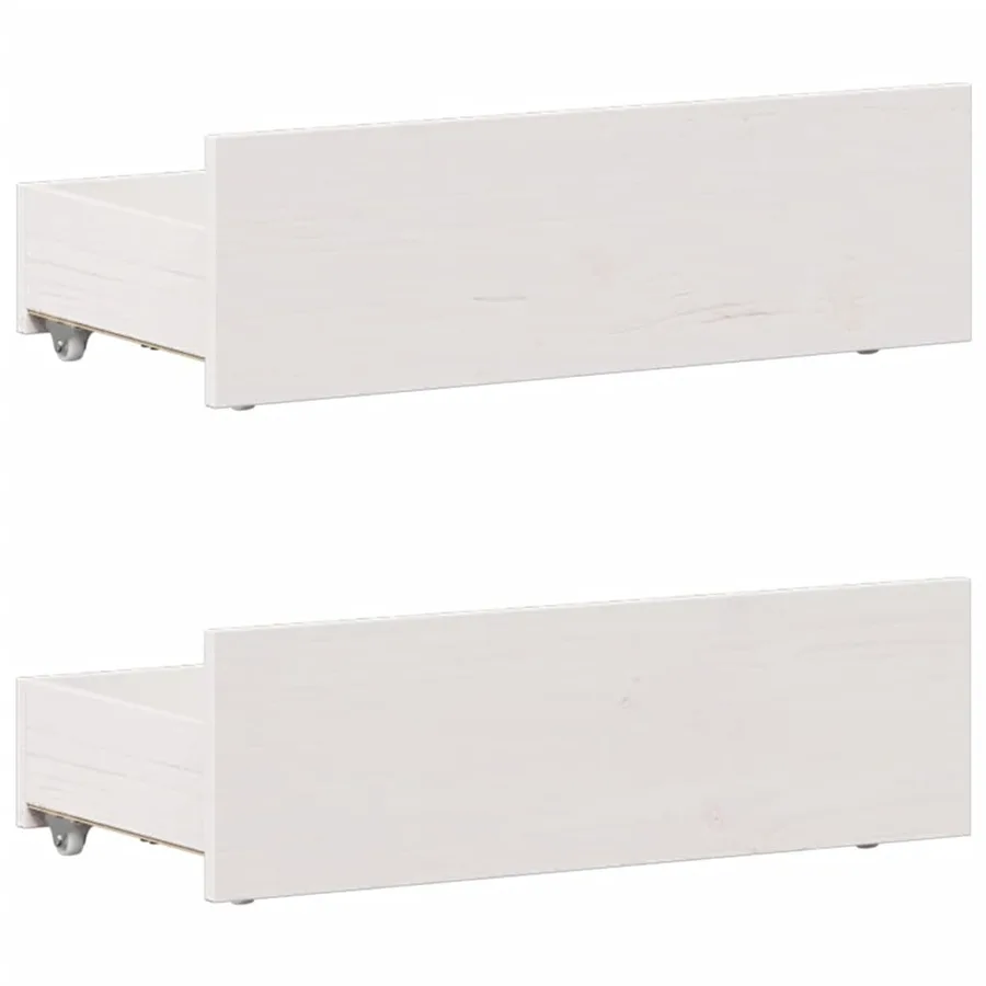 Cadre de lit sans matelas avec tête de lit 90x200cm bois de pin - 9