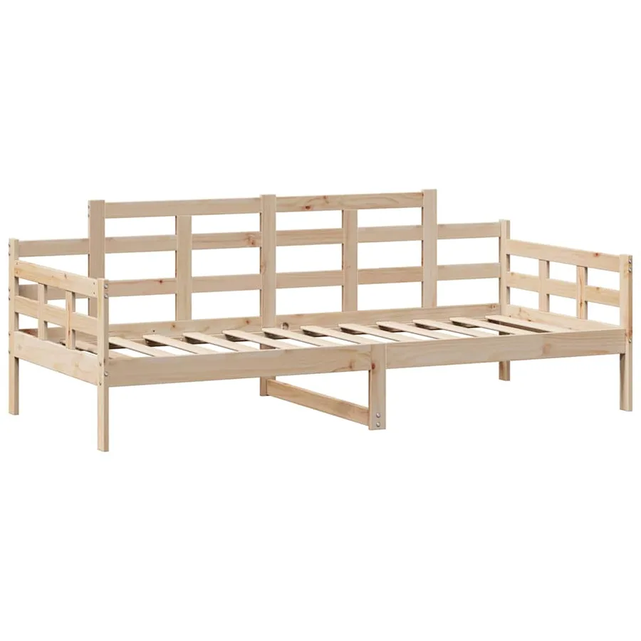 Lit de jour avec tiroirs sans matelas 90x200 cm bois massif - 7
