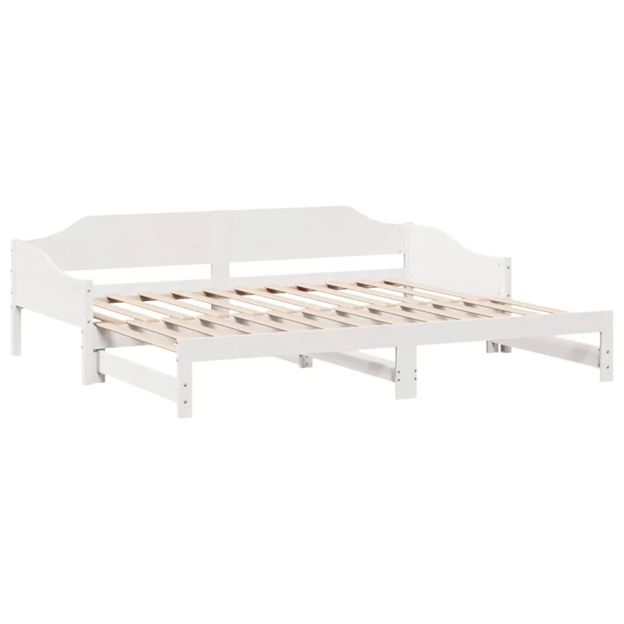 Lit de jour et lit gigogne sans matelas 90x190 cm bois massif - 7