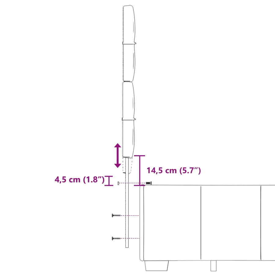 Sommier à lattes de lit avec matelas Marron foncé 200x200 cm - 19
