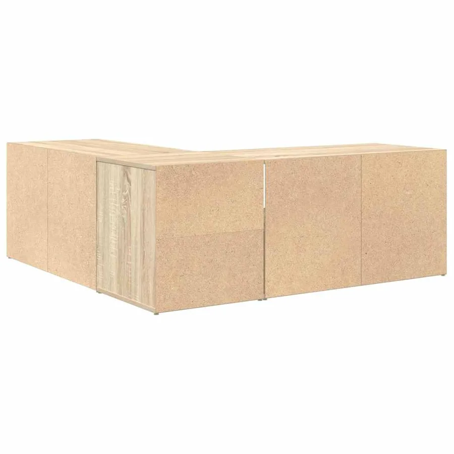 Armoire d'angle chêne sonoma 200x40x45 cm bois d’ingénierie - 11