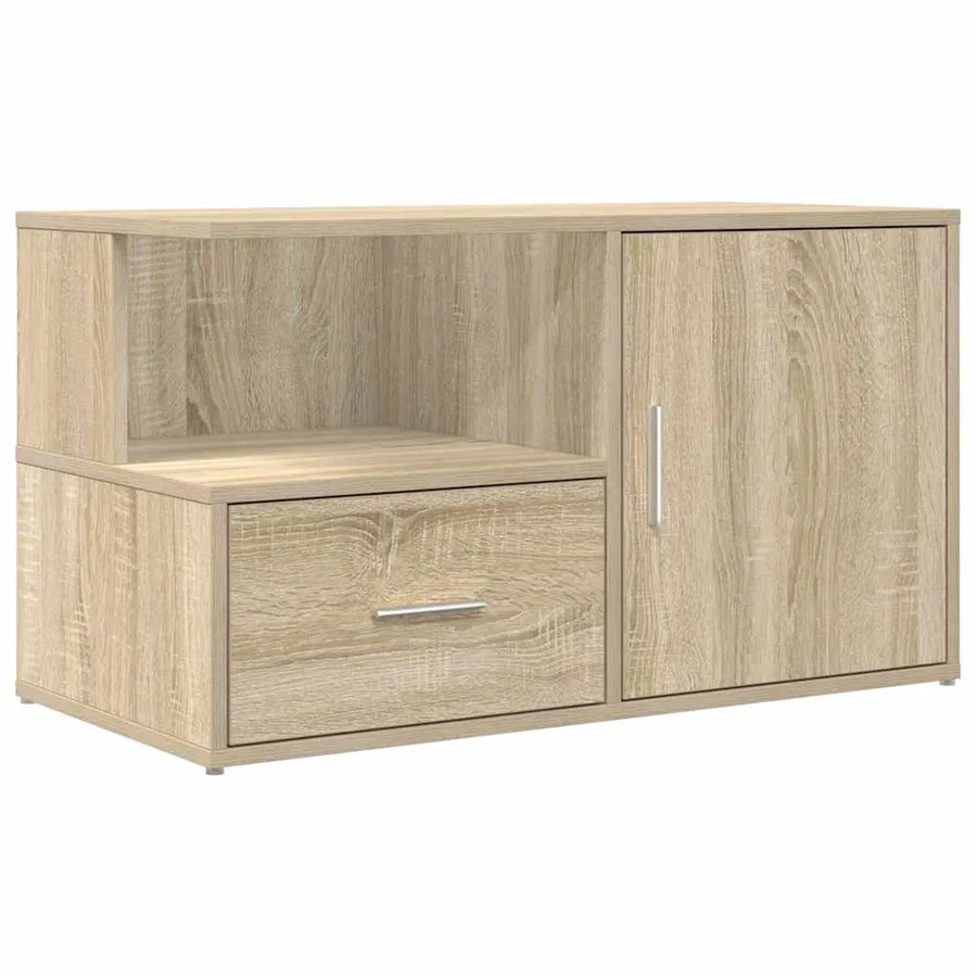 Armoire d'angle chêne sonoma 200x40x45 cm bois d’ingénierie - 8