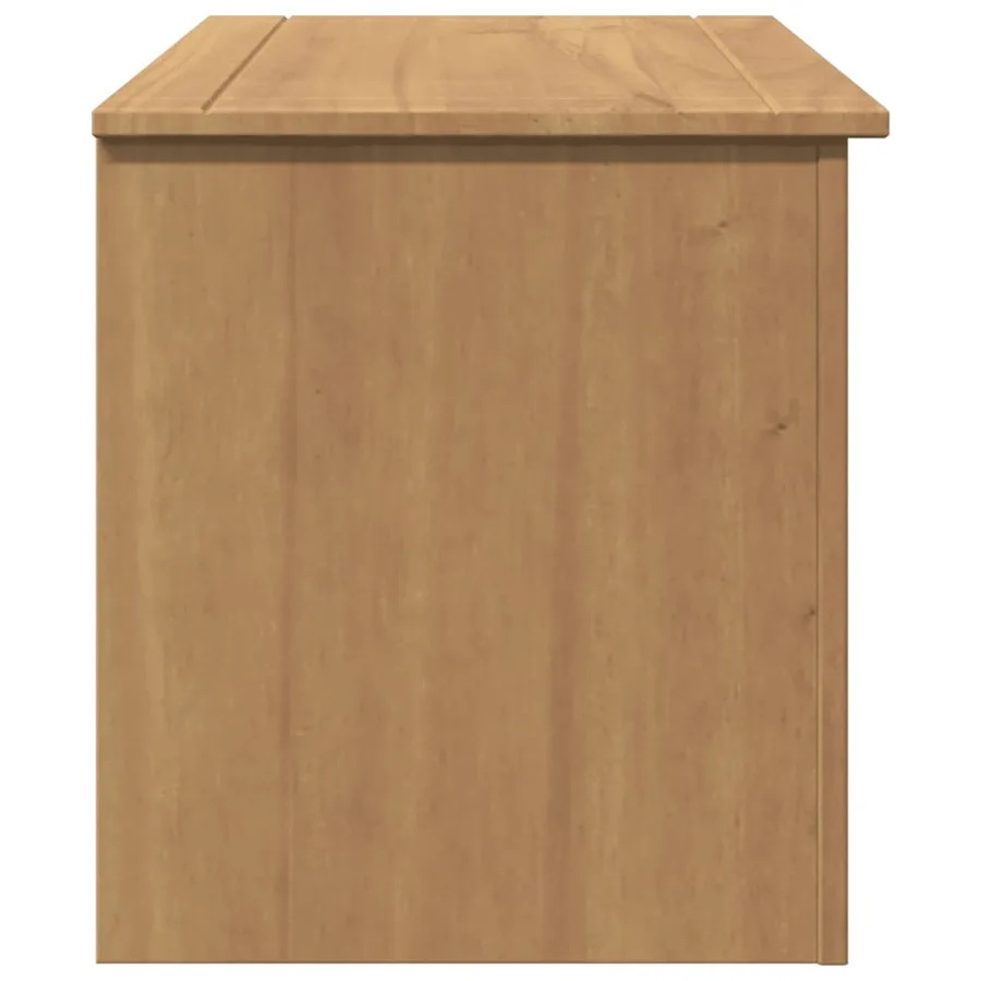 Coffre de rangement avec couvercle PANAMA bois massif de pin - 6