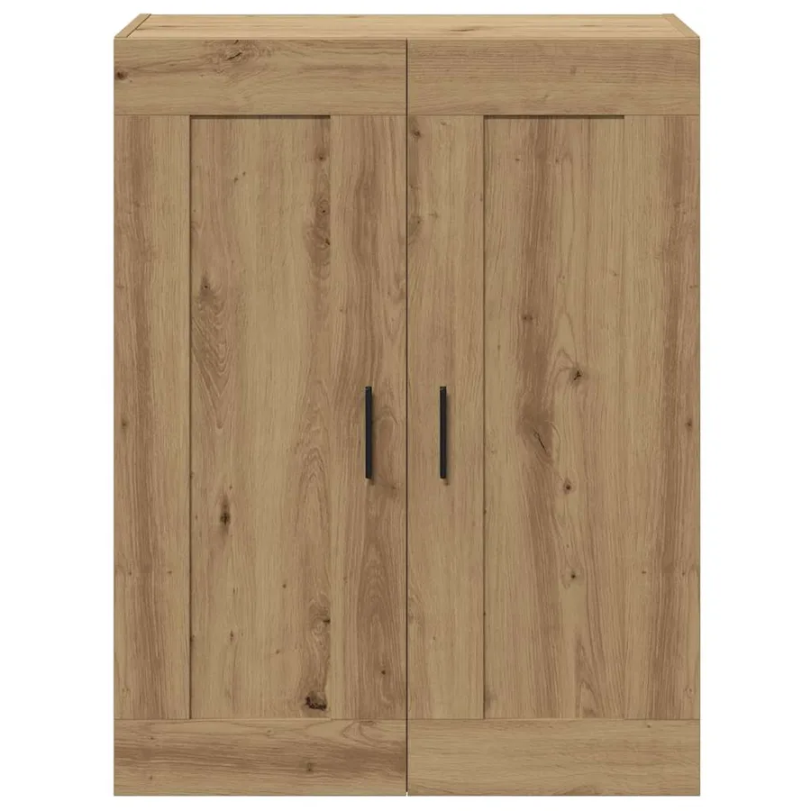 Armoire murale chêne artisanal 69,5x34x90 cm bois d'ingénierie - 4