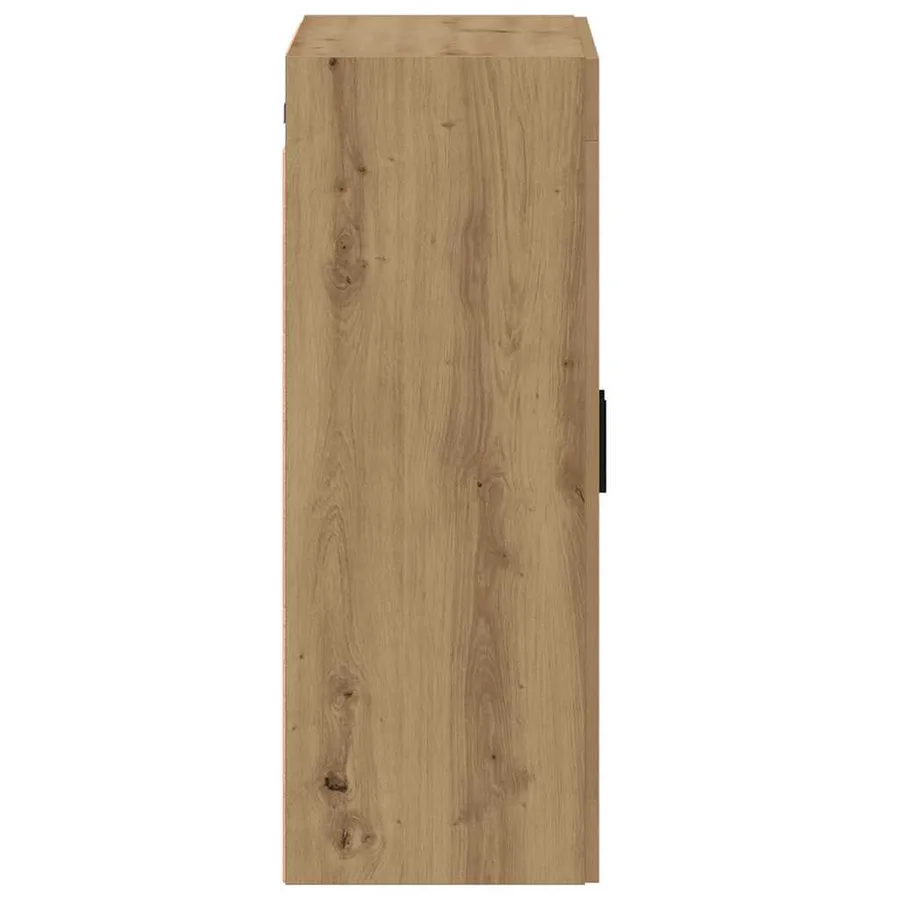 Armoire murale chêne artisanal 69,5x34x90 cm bois d'ingénierie - 5
