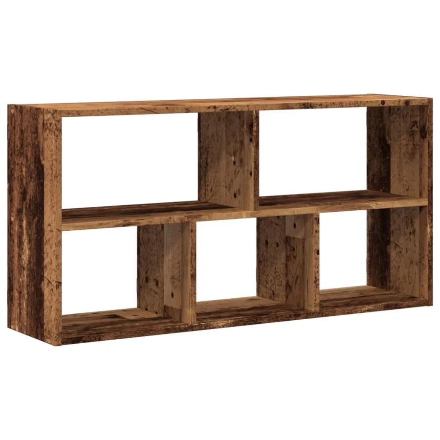 Étagère murale vieux bois 100x25x50 cm bois d'ingénierie - 2
