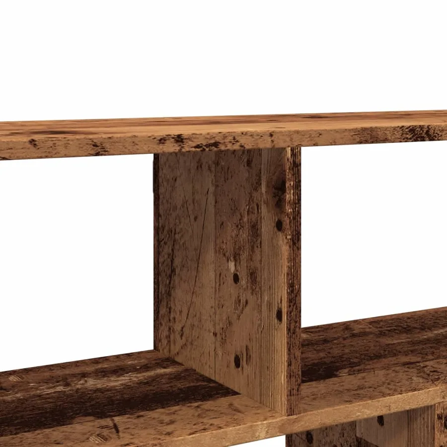 Étagère murale vieux bois 100x25x50 cm bois d'ingénierie - 8