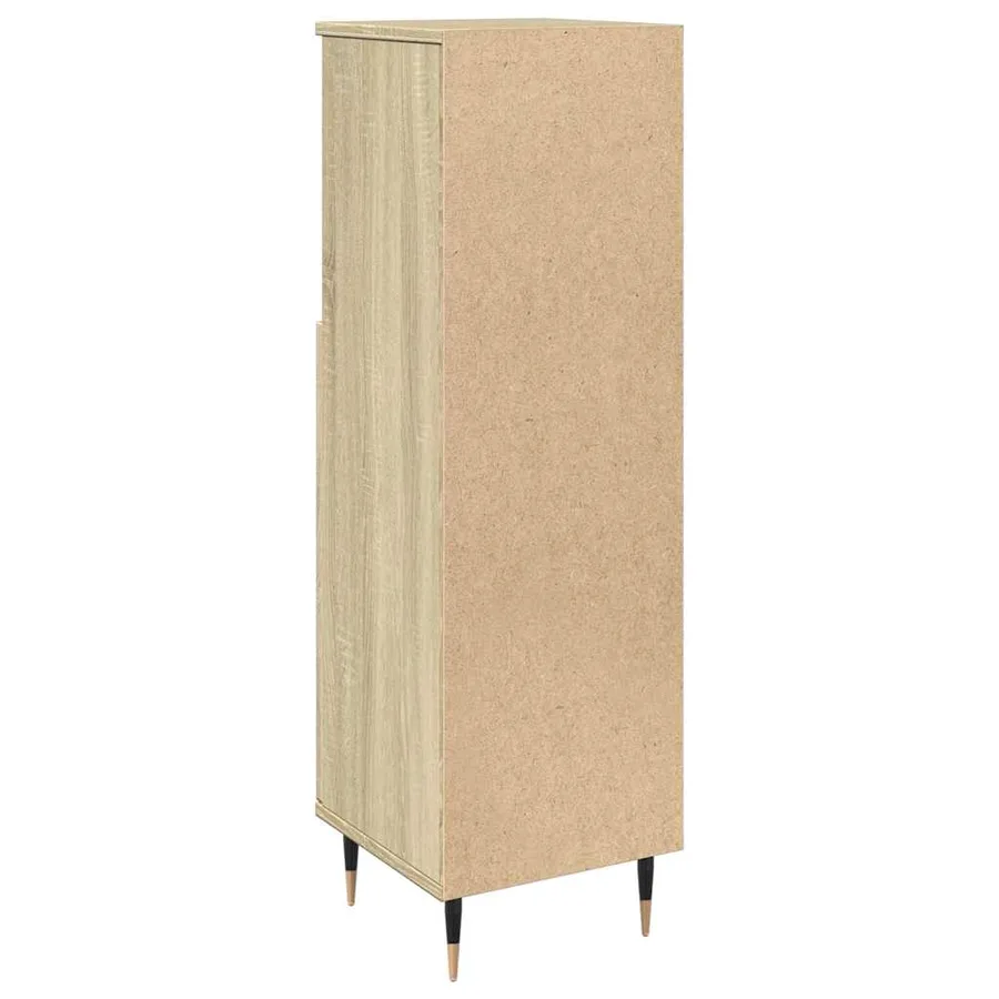 Armoire salle de bain chêne sonoma 30x30x100 cm - 6