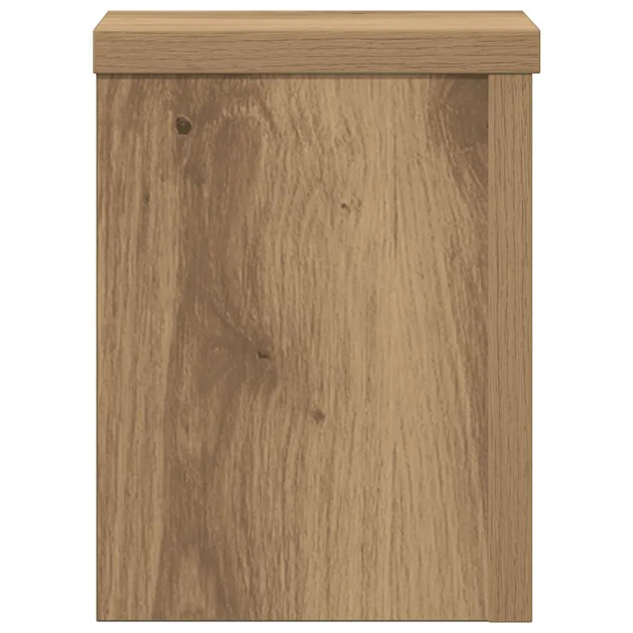 Supports pour plantes 2 pcs chêne artisanal bois d'ingénierie - 6
