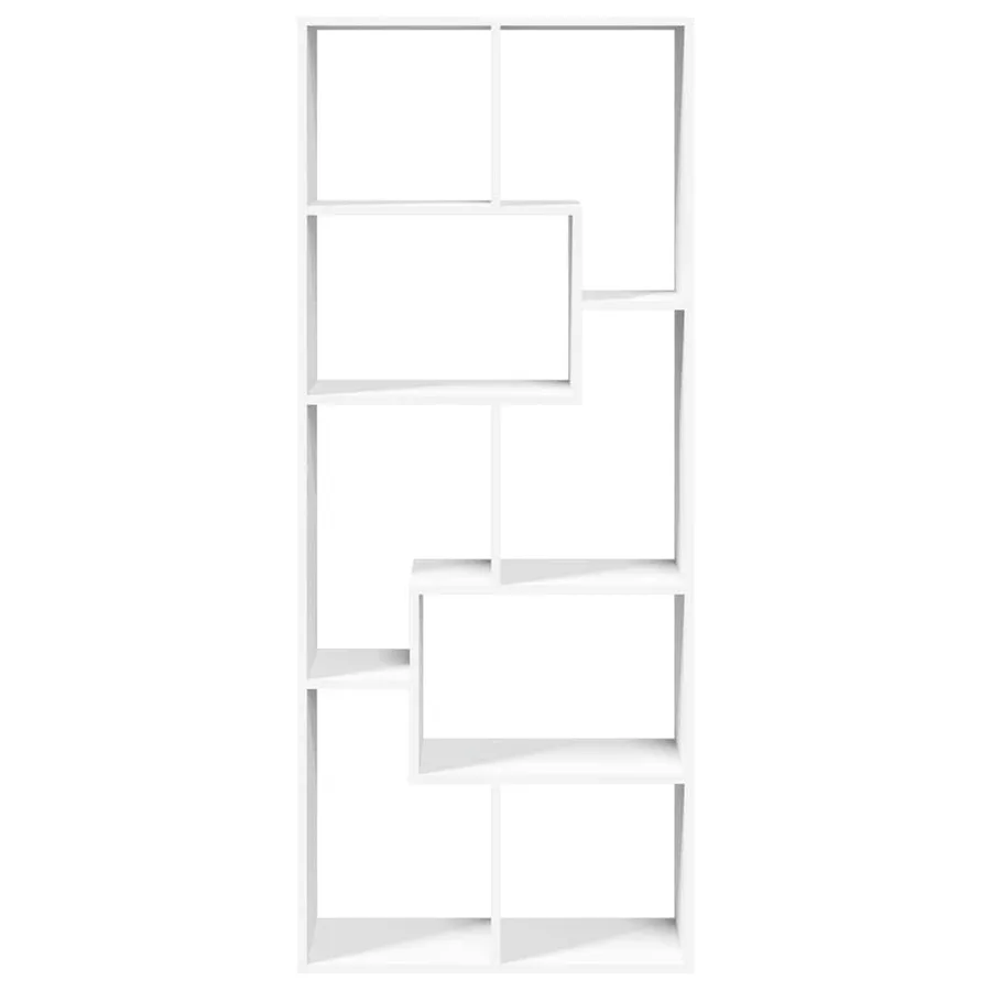 Étagère séparatrice de pièce blanc 67x25x161,5 cm - 5