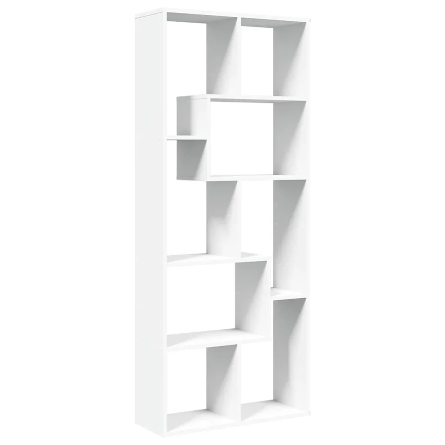 Étagère séparatrice de pièce blanc 67x25x161,5 cm - 7