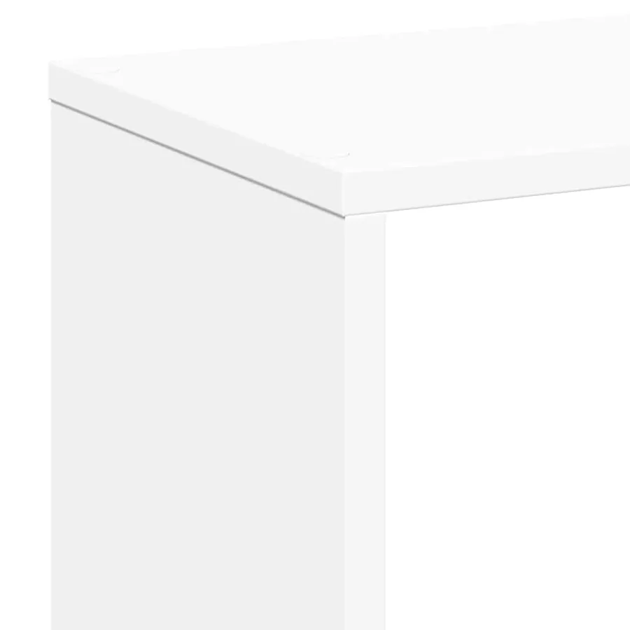 Étagère séparatrice de pièce blanc 67x25x161,5 cm - 9