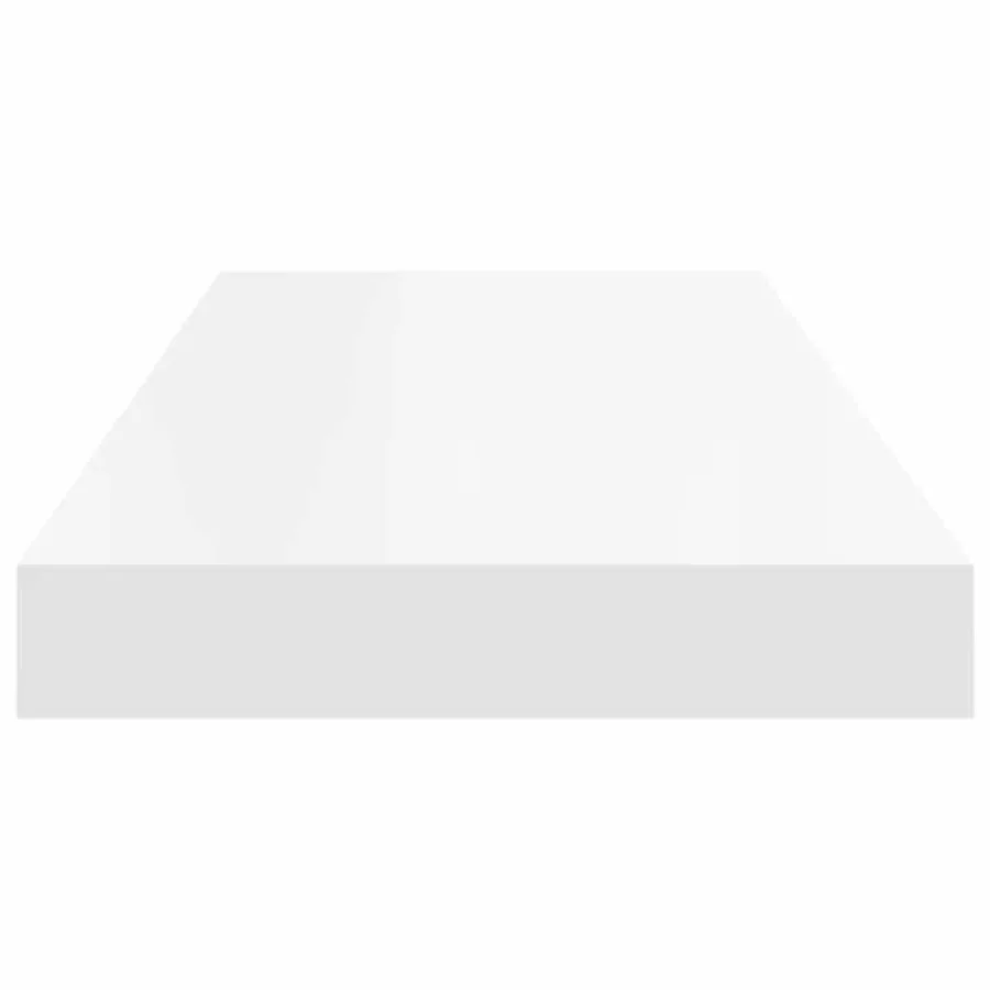 Étagères murales flottantes 4 pcs blanc 60x23,5x3,8 cm MDF - 8