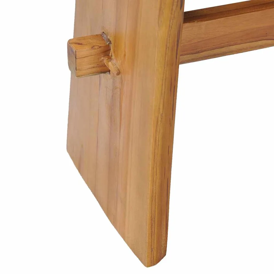 Tabouret Bois de teck massif - 6