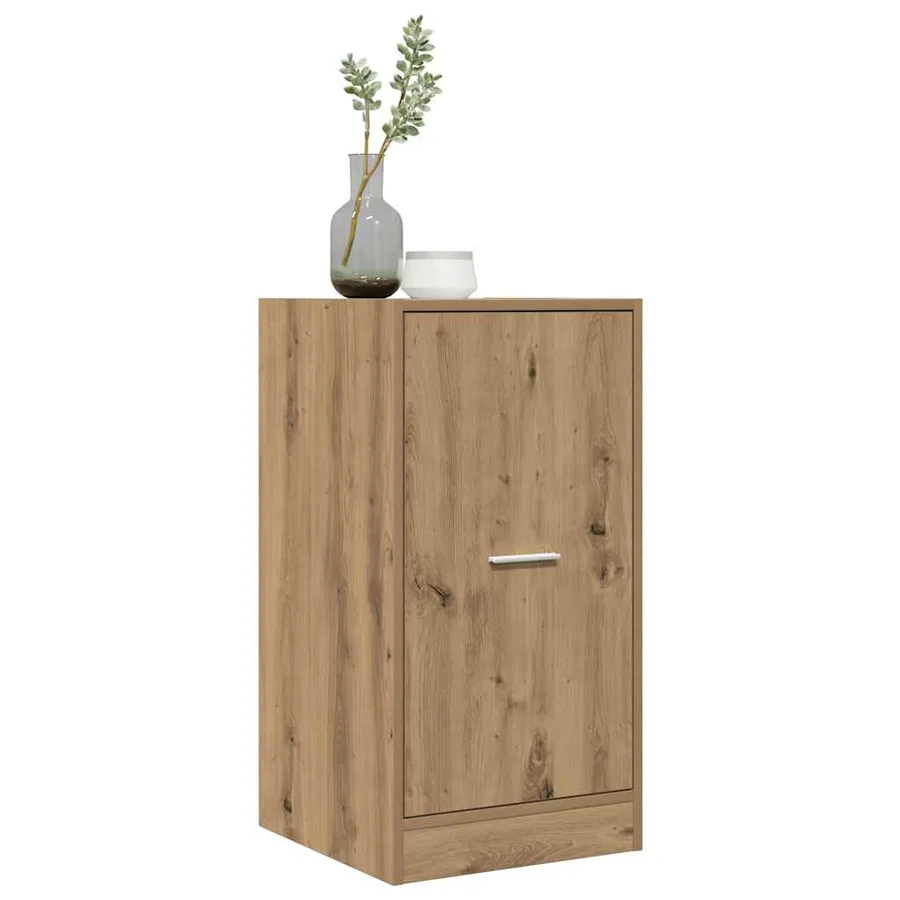 Armoire d'apothicaire chêne artisanal bois d'ingénierie - 10