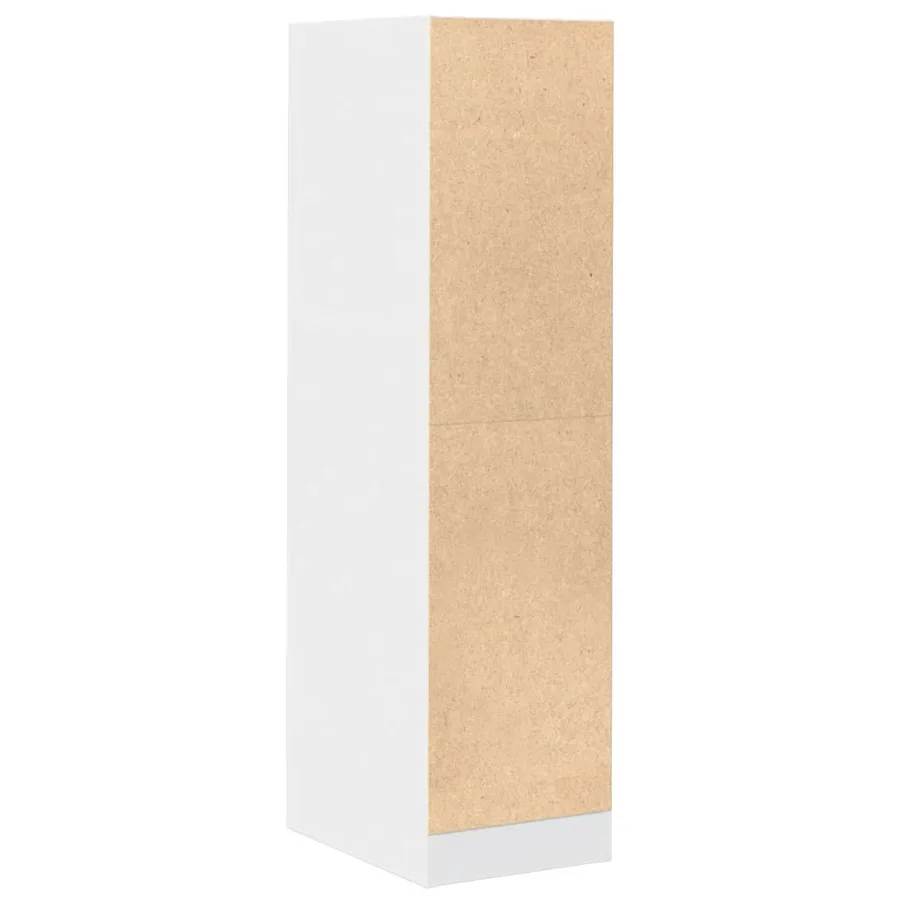 Armoire d'apothicaire blanc 30x41x118 cm bois d'ingénierie - 6