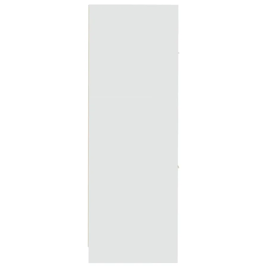 Armoire d'apothicaire blanc 30x41x118 cm bois d'ingénierie - 7