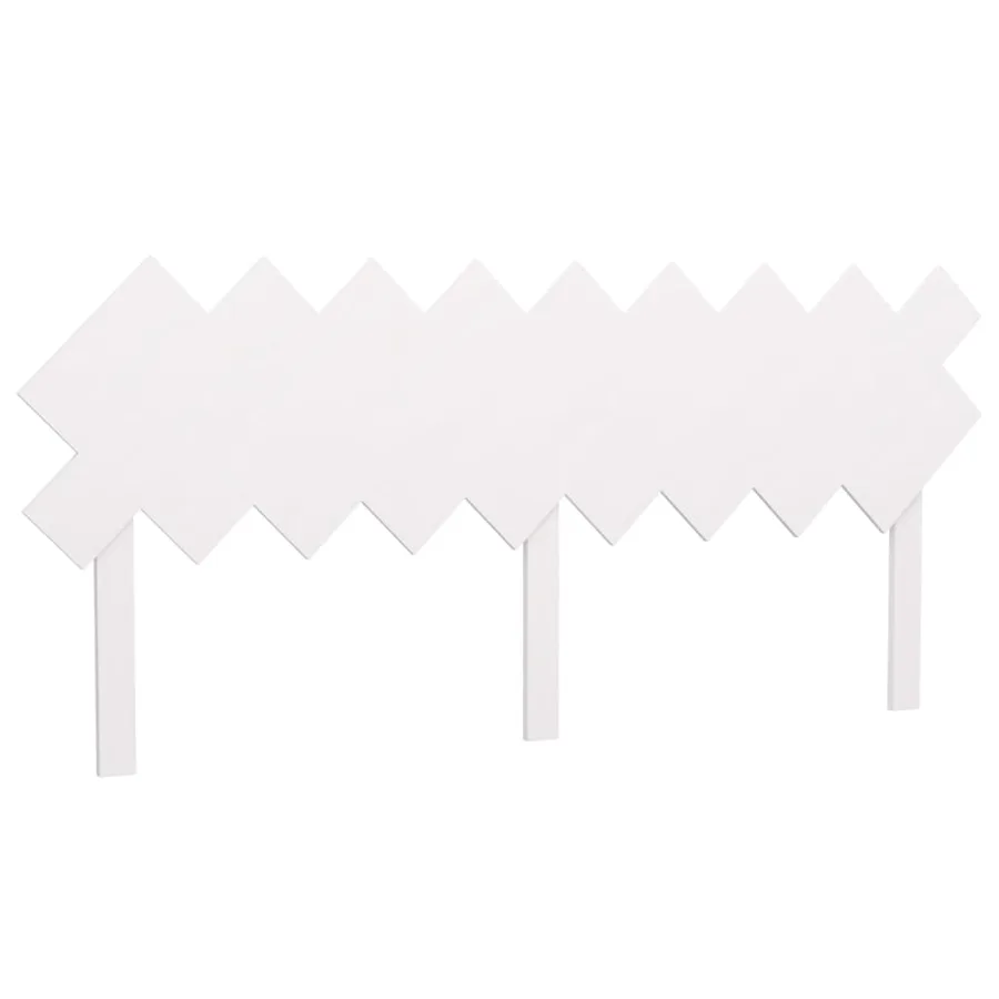 Tête de lit Blanc 178x3x80,5 cm Bois massif de pin - 2