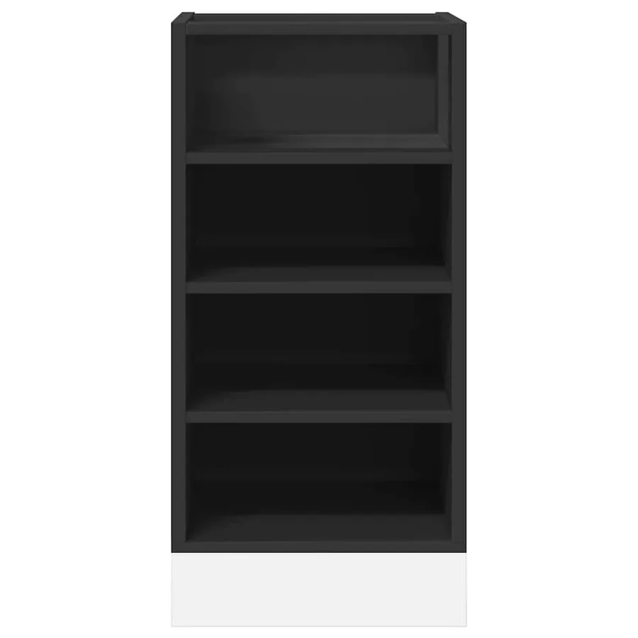Meuble bas "Riga" Noir 40 x 44,5 x 81,5 cm Bois d'ingénierie - 4